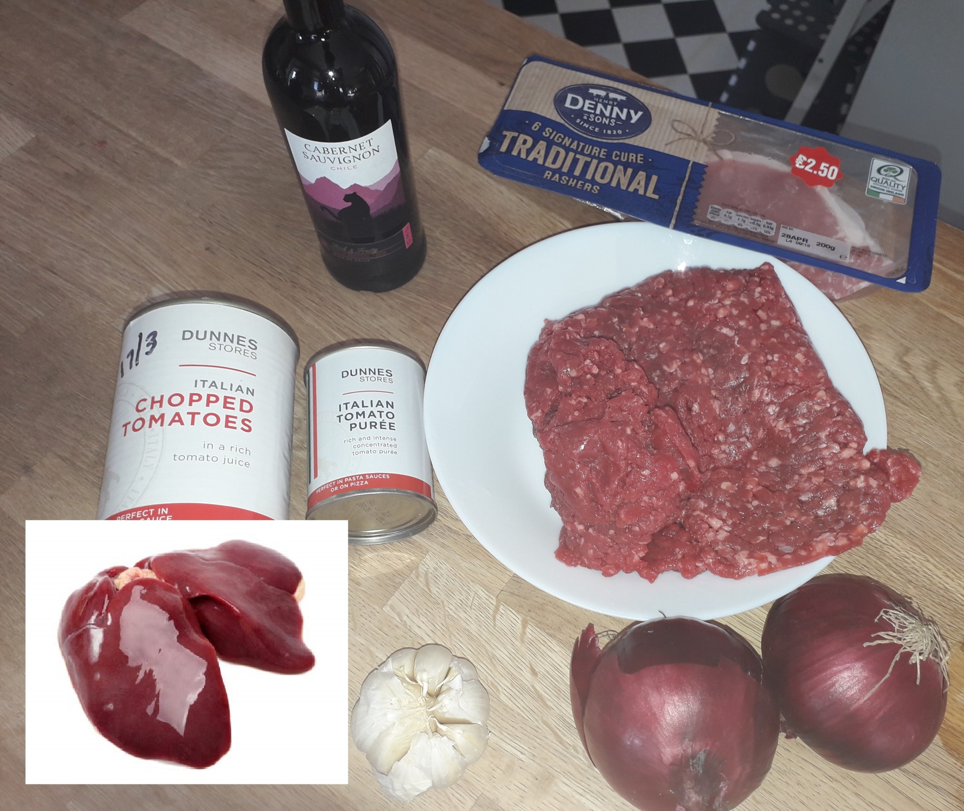 Ragù Bolognese Ingredients